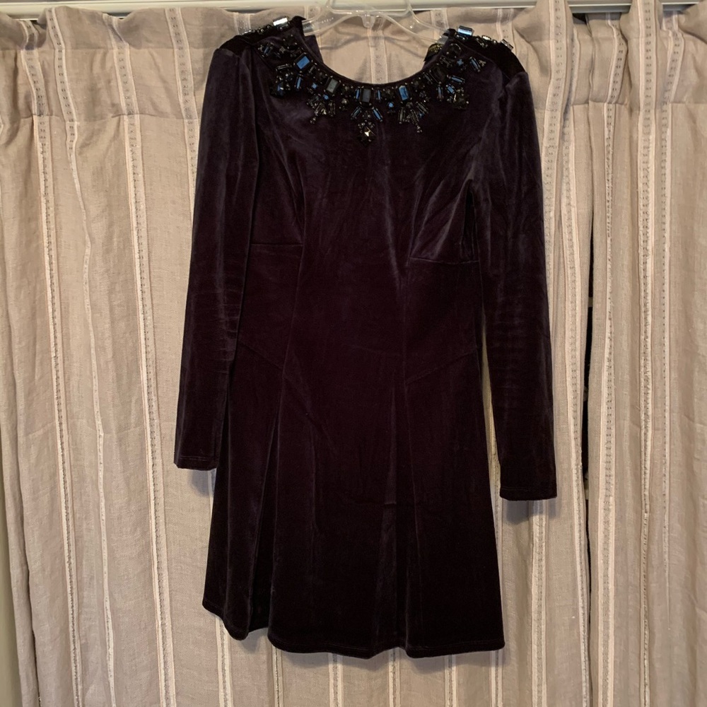 Juicy Couture Black Label, S, EUC, velvet/jewels